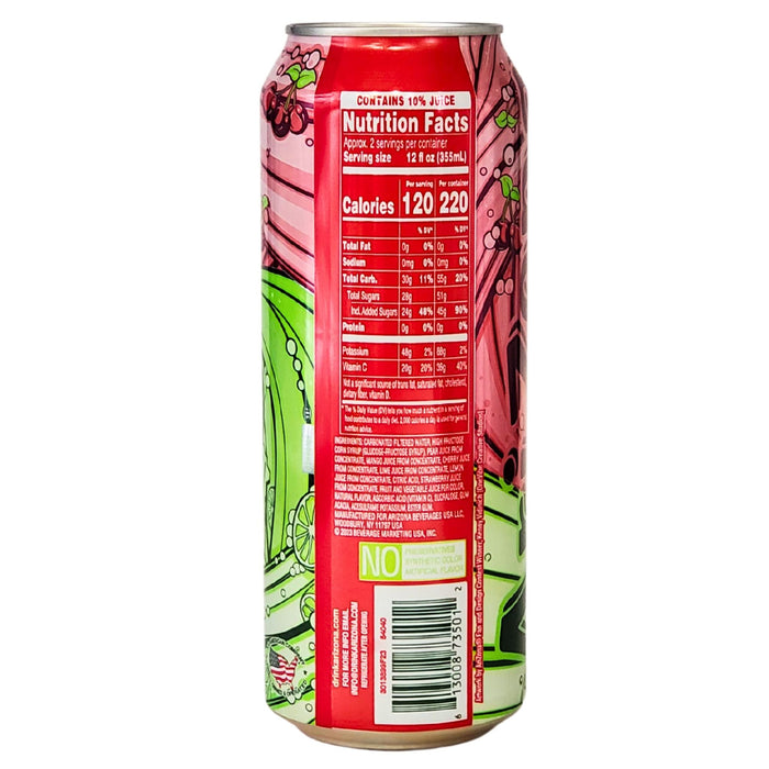 Arizona - Iced Tea - Cherry Lime Rickey - Cans