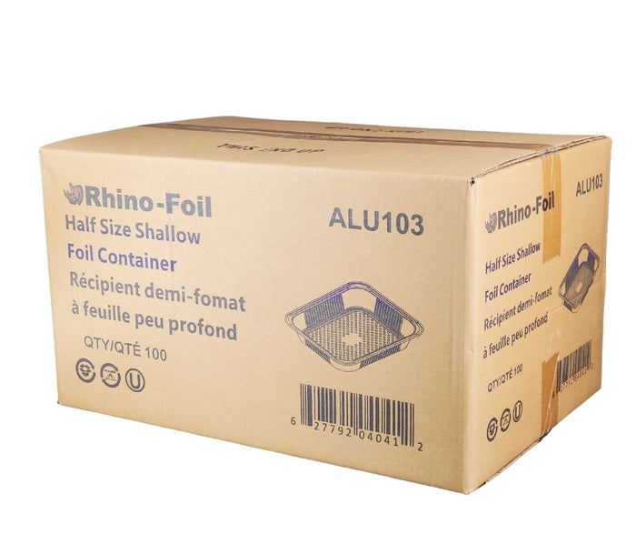 Rhino-Foil - Half Size Shallow - Aluminium Steam Pan