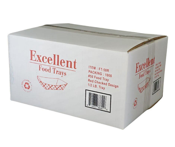 Eco-Craze - Food Trays - 1/2 lb - #50