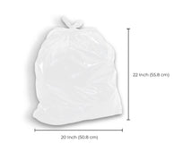 Spartano - Garbage Bags - Regular - White - 20 Spartano - Garbage Bags - Regular - White - 20