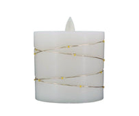 Deco Lite - LED Pillar w/String Lights - 3x3.1 Deco Lite - LED Pillar w/String Lights - 3x3.1
