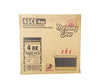 Morning Dew - 4 oz Paper Soup Container - Ebony Print - 4SCE