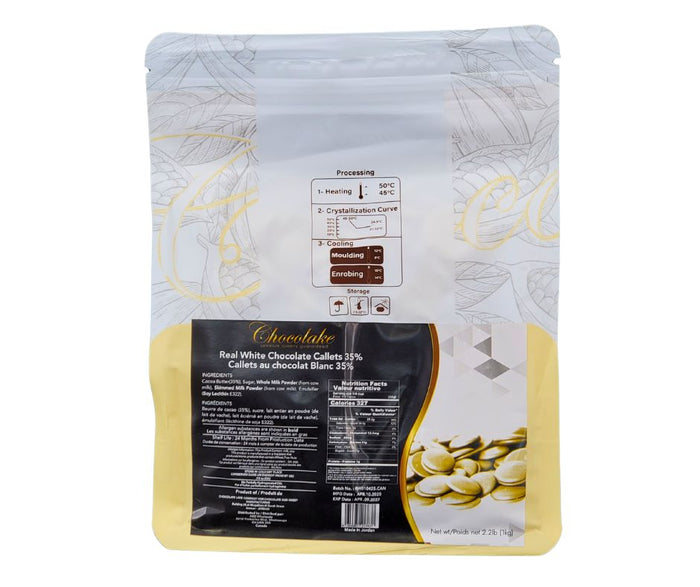 Chocolake - White Chocolate Callets