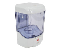 Liquid Soap Dispenser - 700ml - Automatic Sensor - White & Clear - ReQ 4 'AA' Battery Liquid Soap Dispenser - 700ml - Automatic Sensor - White & Clear - ReQ 4 'AA' Battery