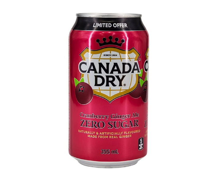 Canada Dry - Cranberry Gingerale - Zero - Cans