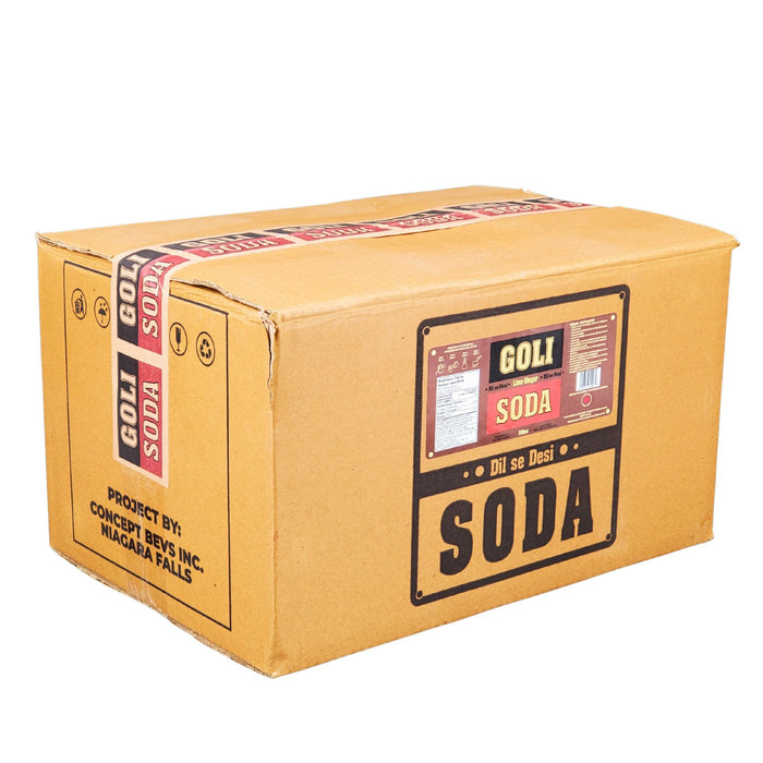 Goli Soda - Lime Ginger - Carbonated - Glass Bottle