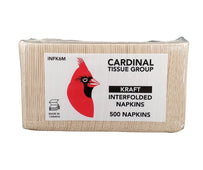 XC - Cardinal Tissue - Dispenser Napkins - Interfold - Kraft XC - Cardinal Tissue - Dispenser Napkins - Interfold - Kraft