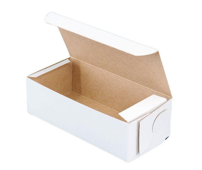 EB - White Cake Boxes - ½ lb - 5½x2.75x1.75