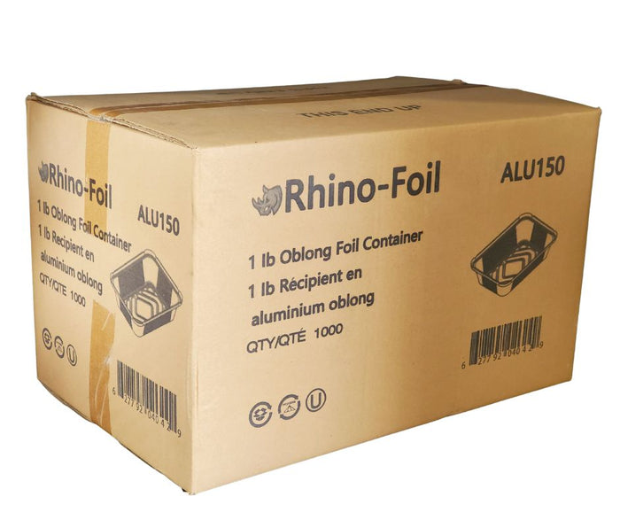 Rhino-Foil - 1 lb Oblong - Aluminium Foil Container