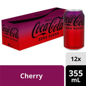 Coke - Zero Sugar Cherry - Cans Coke - Zero Sugar Cherry - Cans