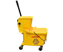 Spartano - 32L Mop Bucket with Side Press Wringer - Yellow - 4937 Spartano - 32L Mop Bucket with Side Press Wringer - Yellow - 4937
