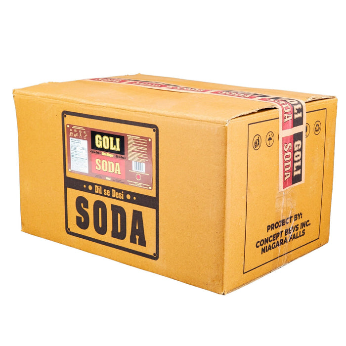 Goli Soda - Lime Ginger - Carbonated - Glass Bottle