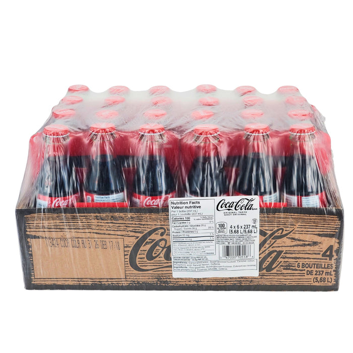 Coca Cola - Glass Bottle - 24x237ml