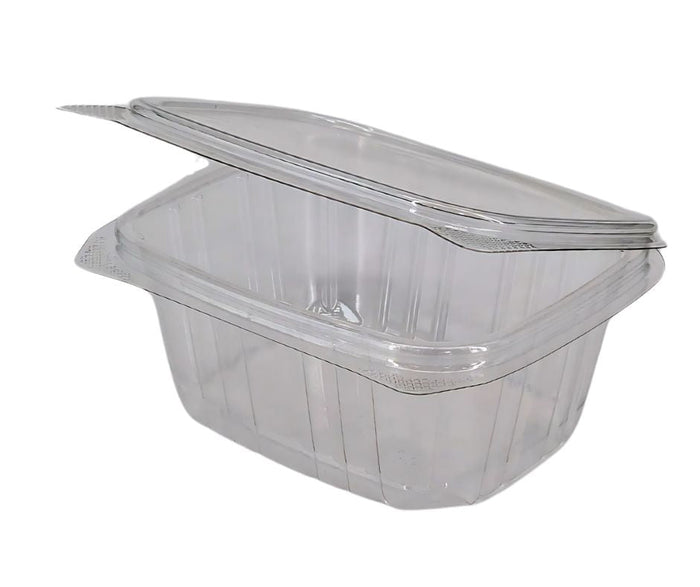 Value+ - 16oz Clear Hinged Deli Container - PET - BD16