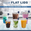 Morning Dew - Clear Flat Lid - 16-24oz Cup - 98mm - XFLAT-16