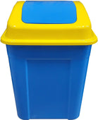 80 L Waste Bin w/Swing Lid - Blue 80 L Waste Bin w/Swing Lid - Blue