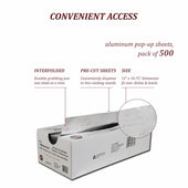 Rhino-Foil - Aluminium Pop Up Sheets - 12 Rhino-Foil - Aluminium Pop Up Sheets - 12