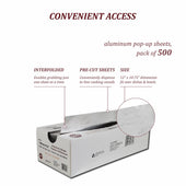 Rhino-Foil - Aluminium Pop Up Sheets - 12 Rhino-Foil - Aluminium Pop Up Sheets - 12