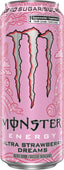 Monster - Ultra Strawberry Dreams Drink - Cans Monster - Ultra Strawberry Dreams Drink - Cans