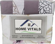 Home Vitals - Bed Sheet - King Size - Printed - 6pc Home Vitals - Bed Sheet - King Size - Printed - 6pc
