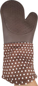Oven Mitt - Silicone - Brown (1 pair) - QF004Brown Oven Mitt - Silicone - Brown (1 pair) - QF004Brown