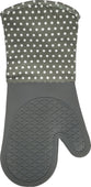 Oven Mitt - Silicone - Grey (1 pair) - QF004Grey Oven Mitt - Silicone - Grey (1 pair) - QF004Grey