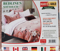 CLR - Mari Gold - Single Bed Sheet w/ Pillow Cover CLR - Mari Gold - Single Bed Sheet w/ Pillow Cover