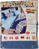 Mari Gold - Double Bed Sheet w/Pillow Cover Mari Gold - Double Bed Sheet w/Pillow Cover
