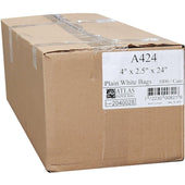 Atlas - Baguette Bags - Plain - White - 4x2x24 - 40014 Atlas - Baguette Bags - Plain - White - 4x2x24 - 40014