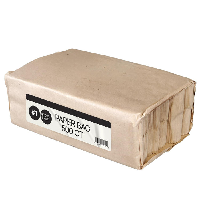 Paper Bags - Brown/Kraft - #1 - Made in Canada