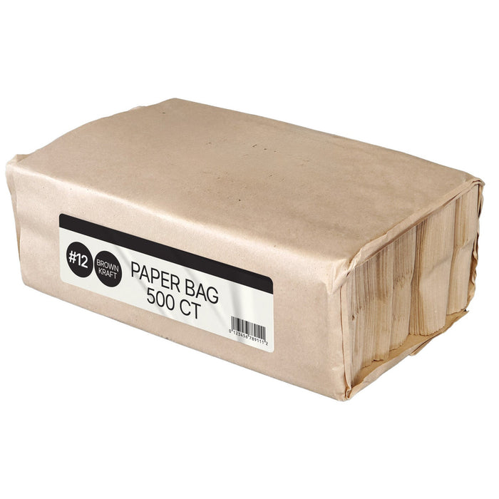 Paper Bags - Brown/Kraft - #12 - Made in Canada