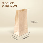 Paper Bags - Brown/Kraft - #12 - Made in Canada Paper Bags - Brown/Kraft - #12 - Made in Canada