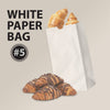 Paper Bags - White - #5 - Made in Canada