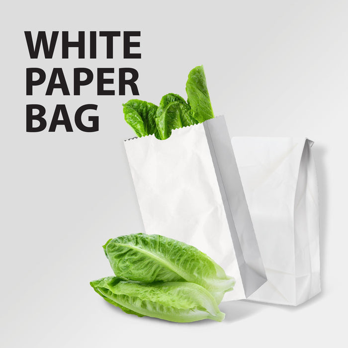 Paper Bags - White - #8 - Made in Canada