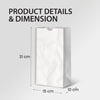 Paper Bags - White - #8 - Made in Canada