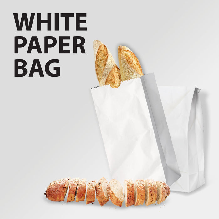 Paper Bags - White - #12 - Made in Canada