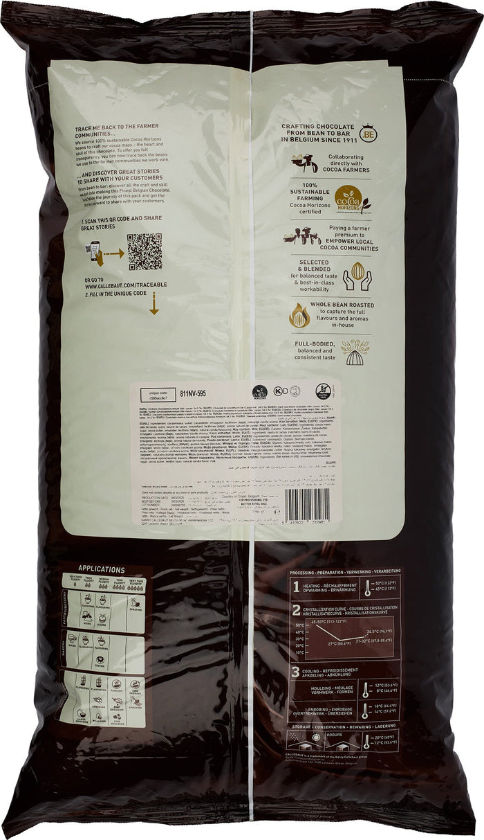 Callebaut - Callets Belgium Dark Chocolate