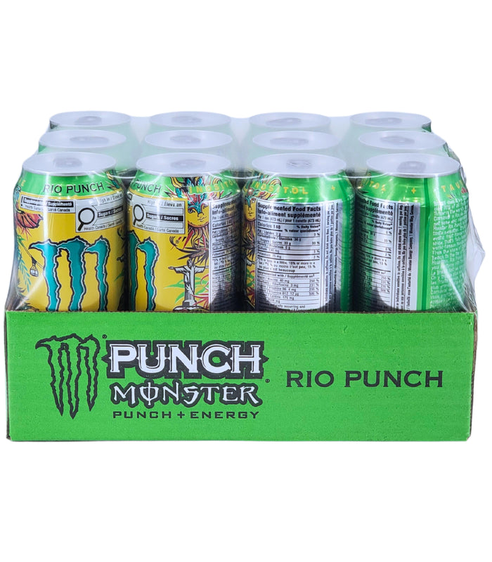Monster - Rio Punch - Energy Drink - Cans