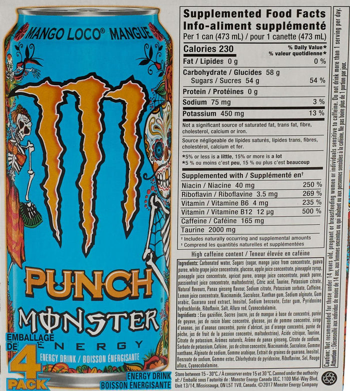 Monster - Mango Loco - Cans - 4pk