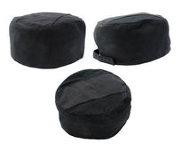 Spirito - Pill Box Chef Hat W/ Vent - Black - BG21000 Spirito - Pill Box Chef Hat W/ Vent - Black - BG21000