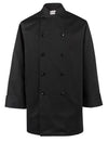 Spirito - Mesh Chef Jacket W/ Vent S/S Black - M - BG21820