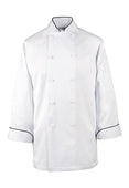 Spirito - Mesh Chef Jacket W/ Vent L/S White - L - BG21821 Spirito - Mesh Chef Jacket W/ Vent L/S White - L - BG21821