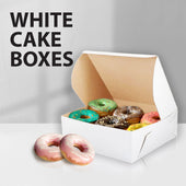 EB - White Cake Boxes - 12x12x4 EB - White Cake Boxes - 12x12x4