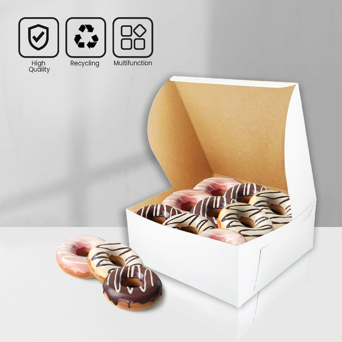 EB - White Cake Boxes - 12x12x6