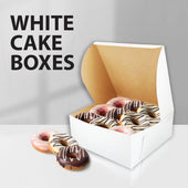 EB - White Cake Boxes - 14x14x6 EB - White Cake Boxes - 14x14x6
