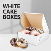 EB - White Cake Boxes - 7x7x3½ EB - White Cake Boxes - 7x7x3½