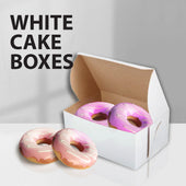 EB - White Cake Boxes - 8x5½x3½