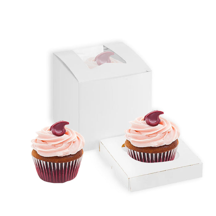 EB - 4 x 4 x 4 - Single Cupcake Insert Fits - White - 5279I