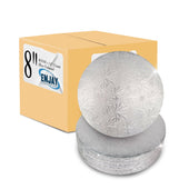 Enjay - Cake Board - Round - Silver - 8x1/2 Enjay - Cake Board - Round - Silver - 8x1/2