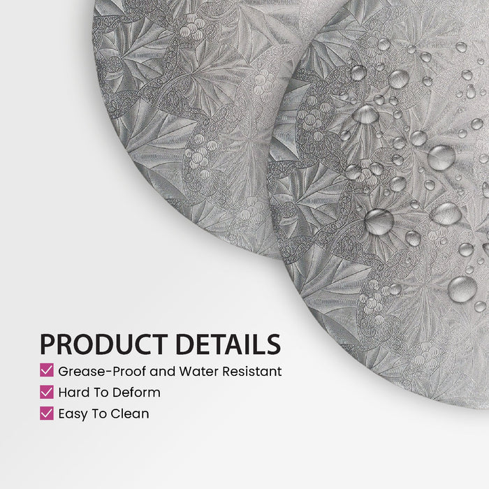 CLR - Enjay - Cake Board - Round - Silver - 8x1/2